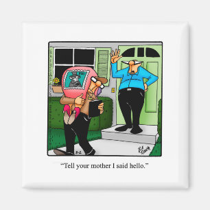 Funny Marriage Humour Refrigerator Magnet