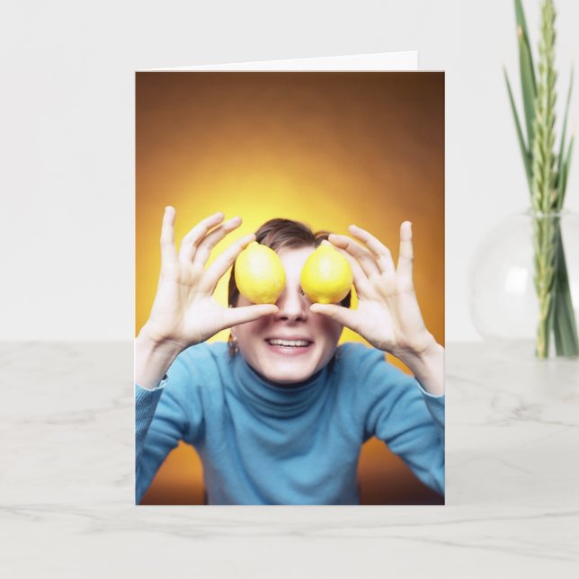 Funny Marriage Quote - Love Is Blind Card (Front)