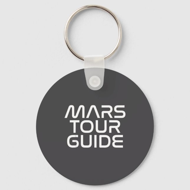 Funny Mars Birthday Gift Mens Womens Joke Quote Da Key Ring (Front)