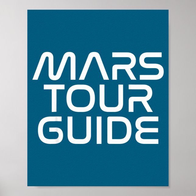 Funny Mars Birthday Gift Mens Womens Joke Quote Da Poster (Front)