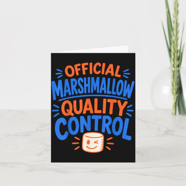Funny marshmallow  card (Front)
