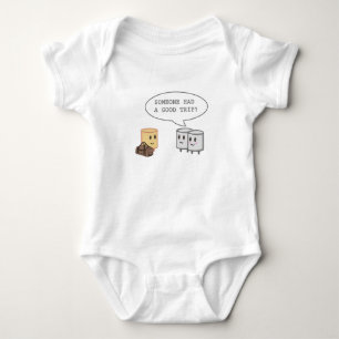 Funny Marshmallow Funny Camping Smores Men Women Baby Bodysuit