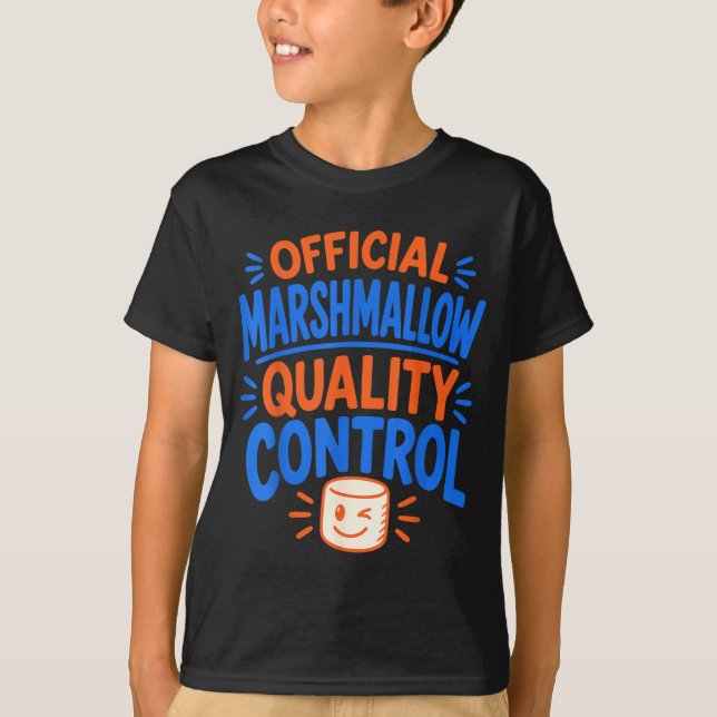 Funny marshmallow  T-Shirt (Front)