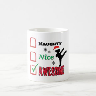 Funny Martial Arts Christmas Coffee Mug