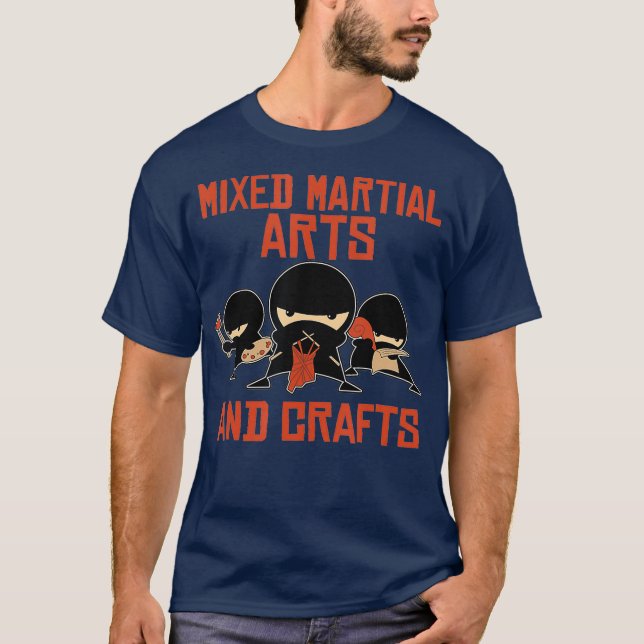 Funny Martial Arts Crafts BJJ Karate Kung fu T-Shirt (Front)