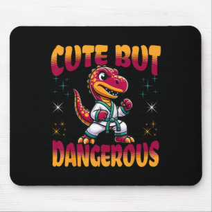 Funny Martial Arts Karate Taekwondo Dinosaur Anima Mouse Mat