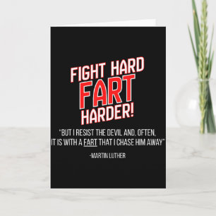 Funny Martin Luther Reformation Quote Card