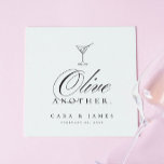 Funny Martini Olive Another Wedding Cocktail Napkin<br><div class="desc">Funny Martini Olive Another Wedding Cocktail Napkins</div>
