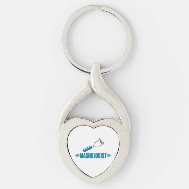 Funny Mashed Potato Key Ring (Front)