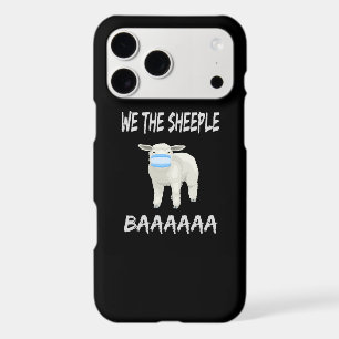 Funny mask sheep sheeple wearing face mask
