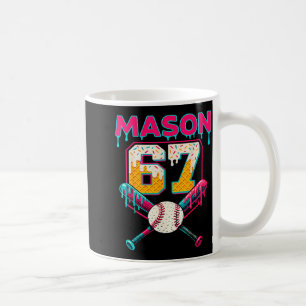 Funny Mason 67 Six Seven Srt Meme Ice Cream Drip G Coffee Mug