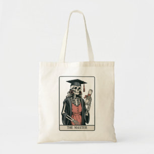 Funny Master Graduation Gift Skeleton Graduate  Tote Bag