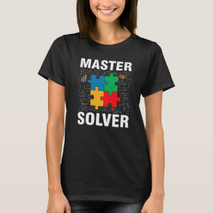 Funny Master Solver Jigsaw Puzzles Math Lover Prem T-Shirt