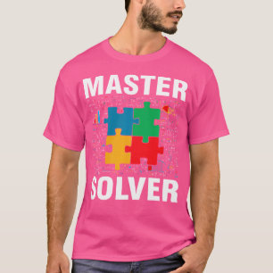 Funny Master Solver Jigsaw Puzzles Math Lover T-Shirt