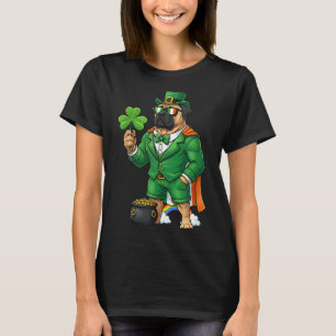 Funny Mastiff Leprechaun St Patricks Day Womens T-Shirt