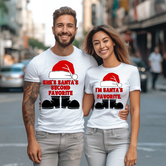 Funny Matching Christmas Shirts for Couples (Creator Uploaded)
