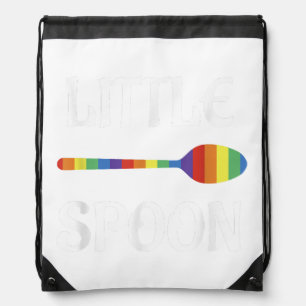 Funny Matching Couple Lesbian Gay Pride LGBT Drawstring Bag