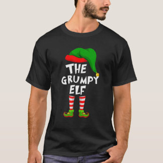 Funny Matching Family Christmas The Grumpy Elf T-Shirt