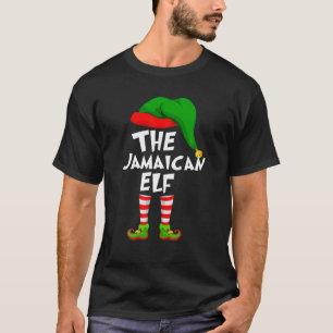 Funny Matching Family Christmas The Jamaican Elf T-Shirt