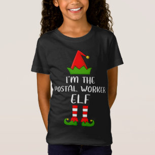 Funny Matching Family I'm The Postal Worker Elf Ch T-Shirt