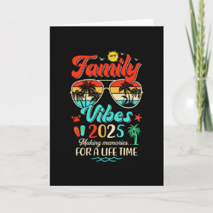 Funny Matching Family Reunion 2025 Making Memories Card