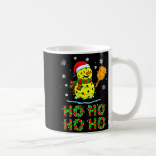 Funny Matching Family Santa Ho Ho Ho Ckleball Chri Coffee Mug