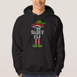 Funny Matching Family The Daddy Elf Christmas Cost Hoodie