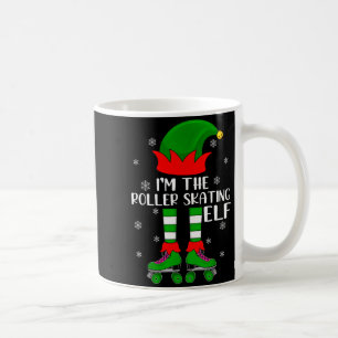 Funny Matching Group The Roller Skating Elf Christ Coffee Mug