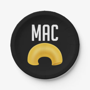 Funny Matching Macaroni And Cheese Halloween Paper Plate