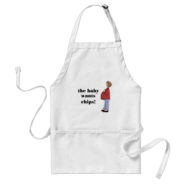 Funny Maternity Design Standard Apron (Front)
