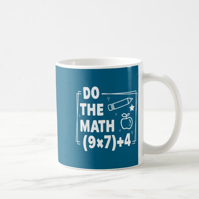 Funny Math 67 Meme Pemdas Elementary Coffee Mug (Right)