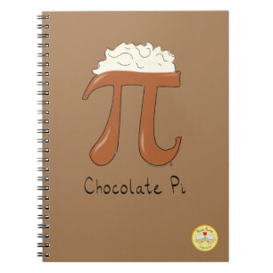 Funny Math Chocolate Pi Symbol Notebook