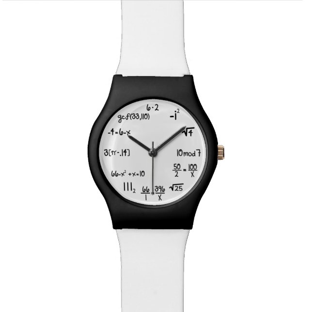 Funny Math Equation Geek Watch (Close Up)