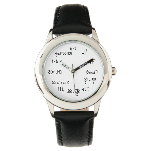 Funny Math Equation Watch (Front)