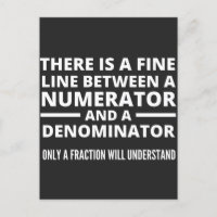 Funny Math  FINE LINE NUMERATOR DENOMINATOR