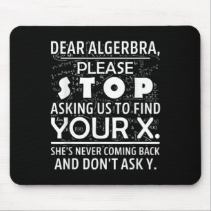 Funny Math For Math Lovers Nerd Nerdy Hilarious De Mouse Mat