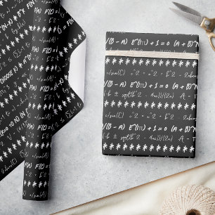 Funny Math Formulae Gift for Mathematician Wrapping Paper