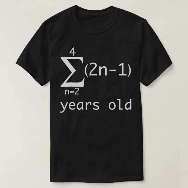Funny Math Geek 15th Birthday 15 Years Old Boys Gi T-Shirt (Design Front)
