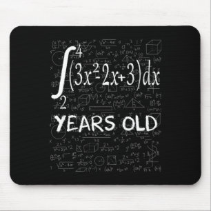 Funny Math Geek 50 Years Old 50th Birthday Integra Mouse Mat