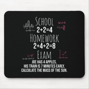 Funny Math Gift For Teen Girls Tween Women Teacher Mouse Mat
