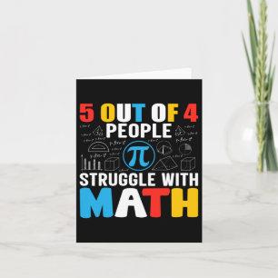 Funny Math Humour Card