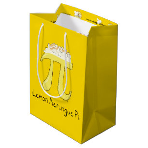 Funny Math Humour Lemon Pi Symbol Medium Gift Bag