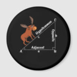 Funny Math Hypotemoose Geometry Moose Joke Pun Magnet<br><div class="desc">Funny Math Hypotemoose Geometry Moose Joke Pun design for mathematics lovers.</div>