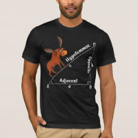Funny Math Hypotemoose Geometry Moose Joke Pun