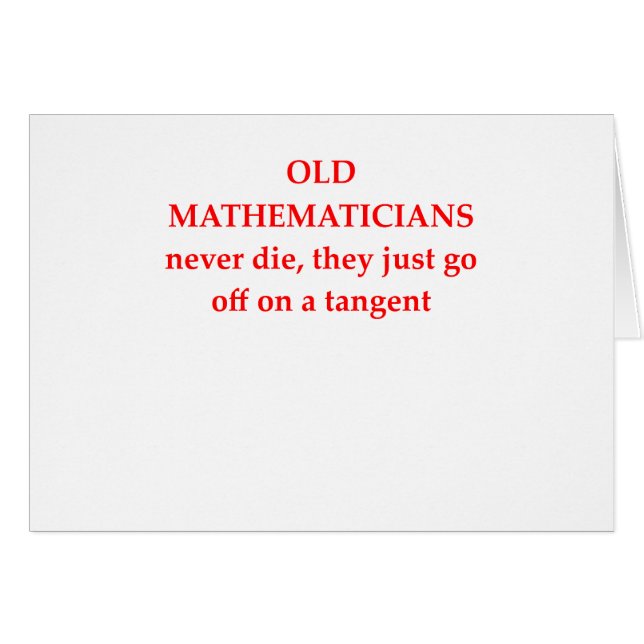 funny math joke (Front Horizontal)