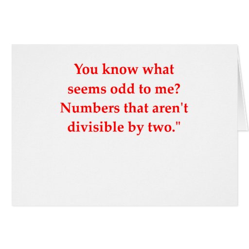 Image of funny math joke