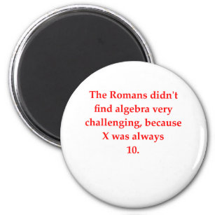 funny math joke magnet