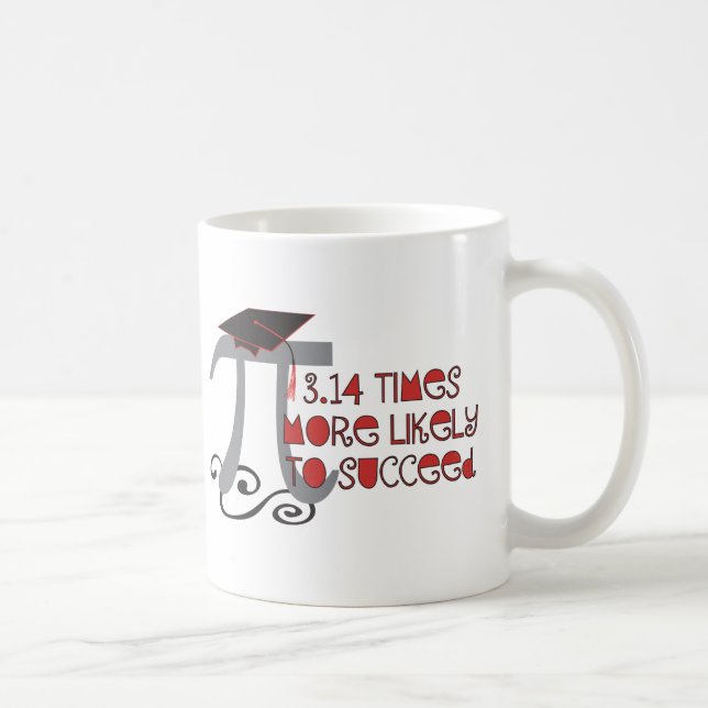 Funny Math Pi Senior Graduate - Graduation Gift Coffee Mug (Right)