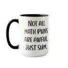 Funny Math Pun Joke Saying in Modern Handwriting