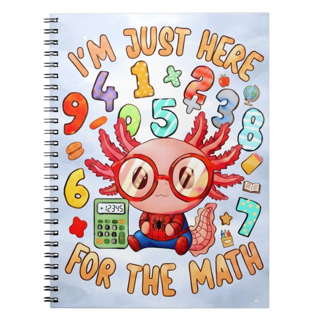 Funny Math Quote Notebook for Kids (Front)